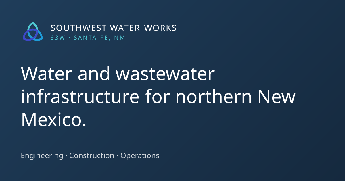 Projects · SouthWest Water Works